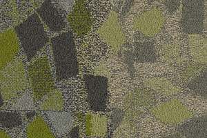 Ковровая плитка Interface Collection Human Connections Stone Course 8343003 Green фото  | FLOORDEALER